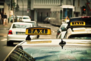 Taxi binnenstad